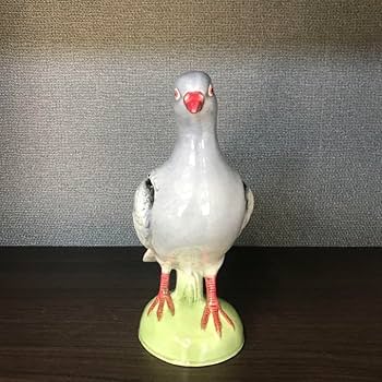 陶器　置物　共箱 Amazon.co.jp: 鳩陶器置物(ペア)ヴィンテージ : ホーム＆キッチン